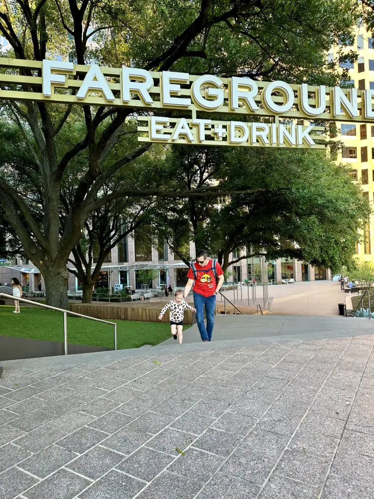 Fareground Eat and Drink father and daughter