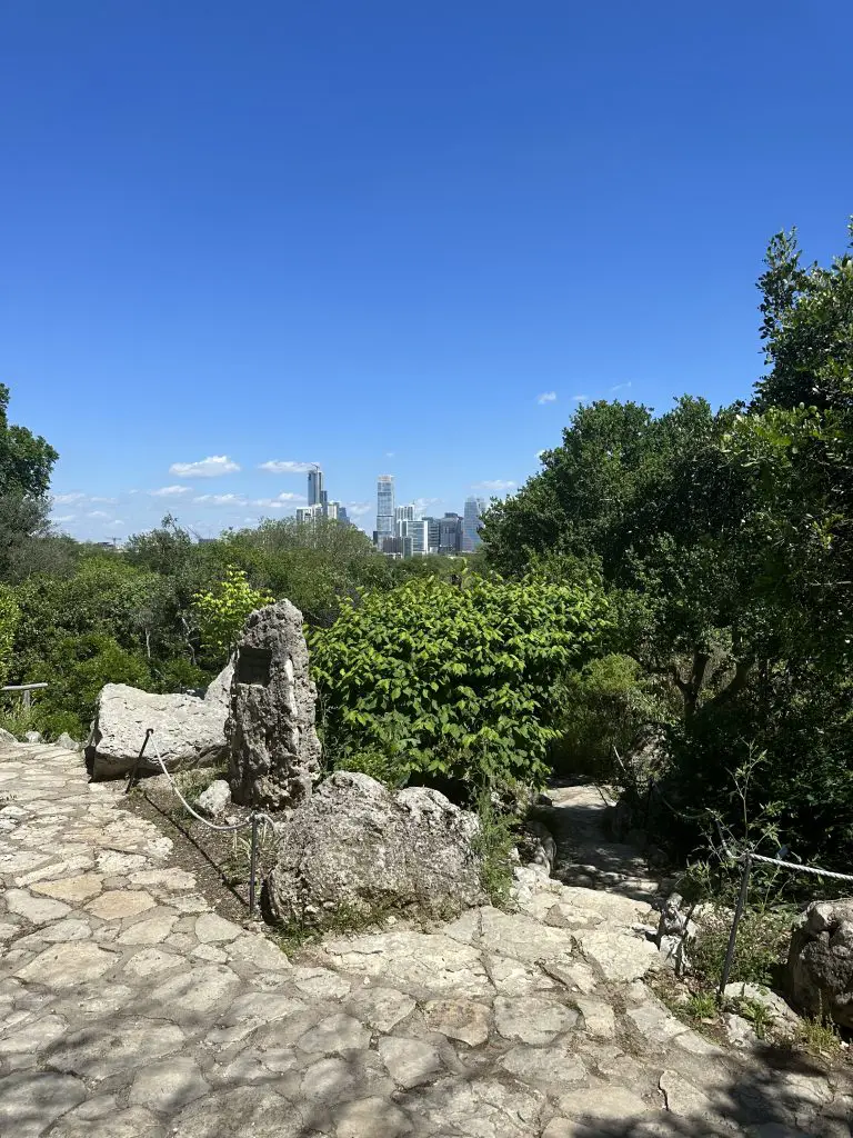 downtown austin from zilker park