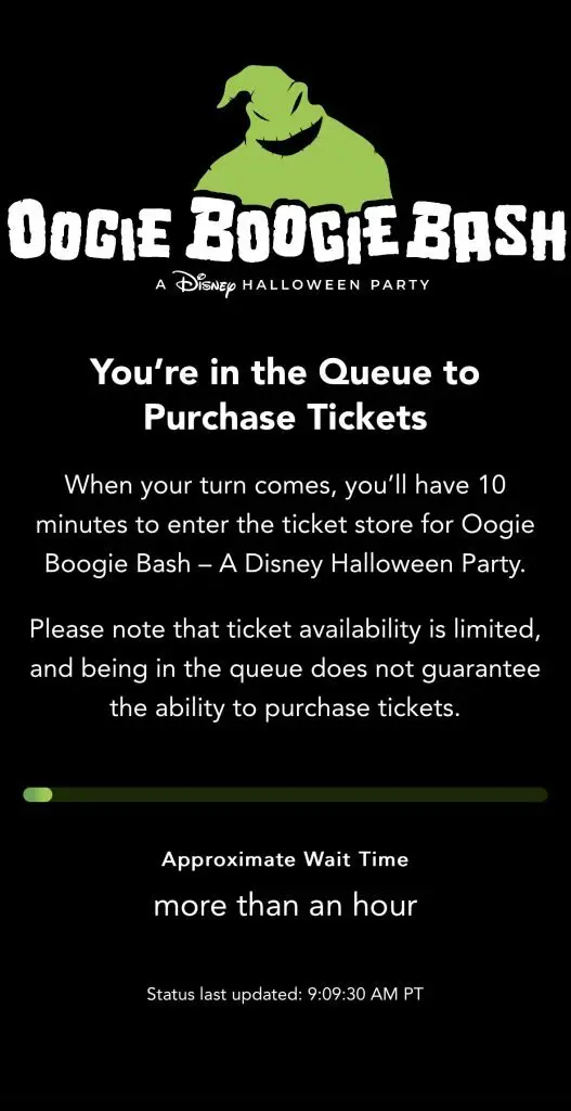 Oogie Boogie Bash Tickets Paused Debacle FMM