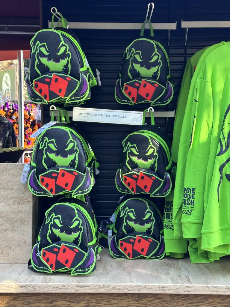 Oogie Boogie Bash Merch Loungfly Backpack 2023