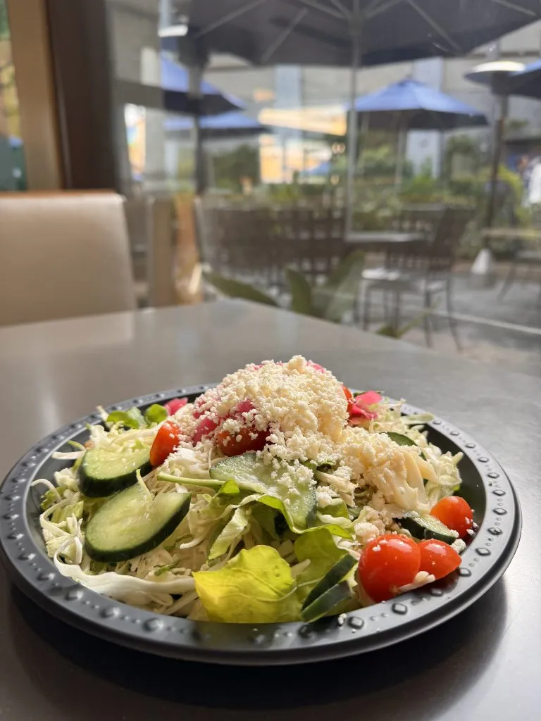Isla Salad Jurassic Cafe Universal Studios Hollywood Gluten Free