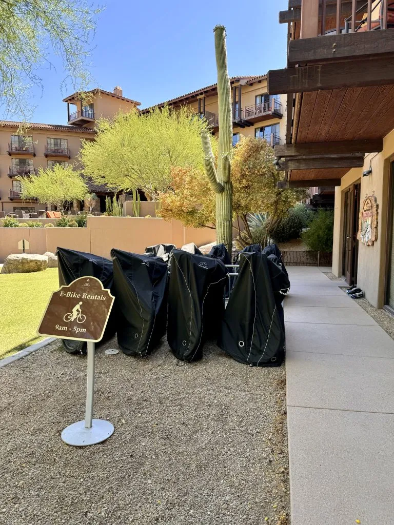 Biking rentals at ritz carlton dove mountain couples getaway in arizona