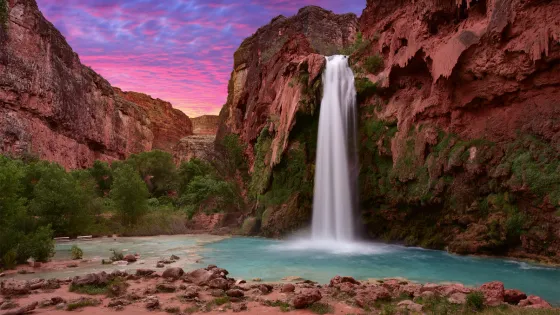 Havasu Falls Arizona Getaways as Couples