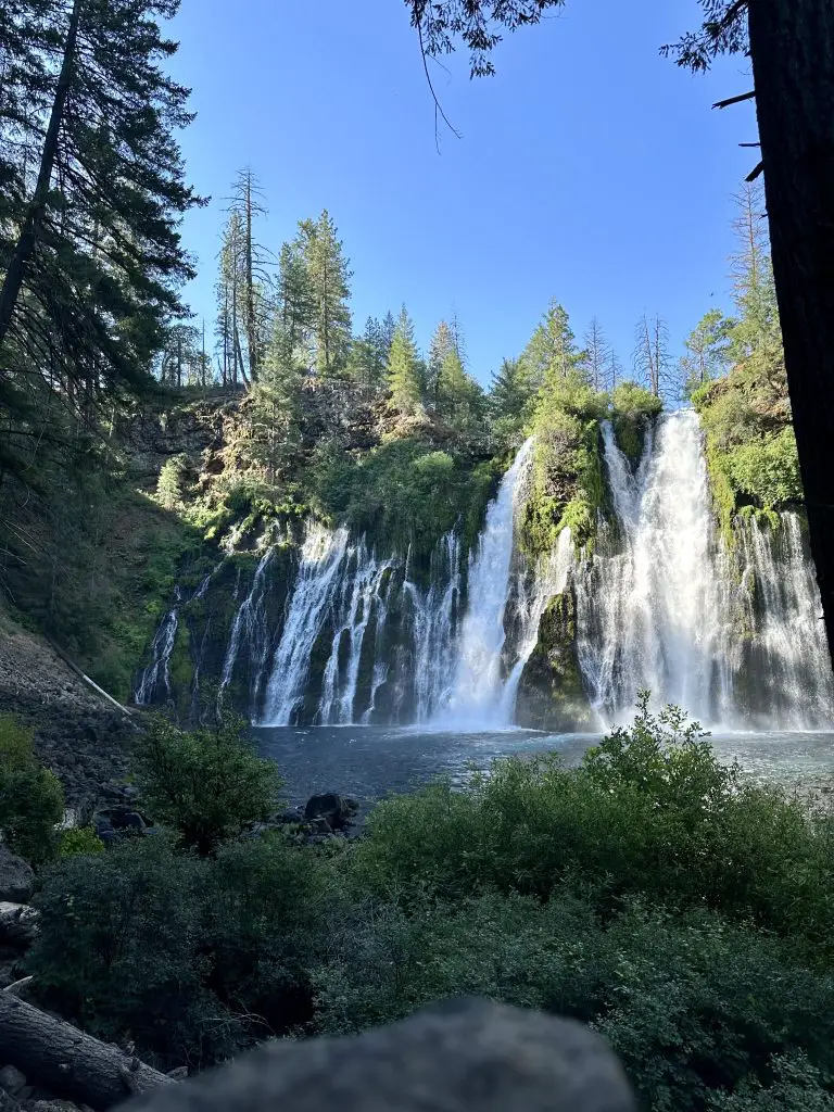 Hiking trails and national parks Burney Falls 2024 summer bucket list