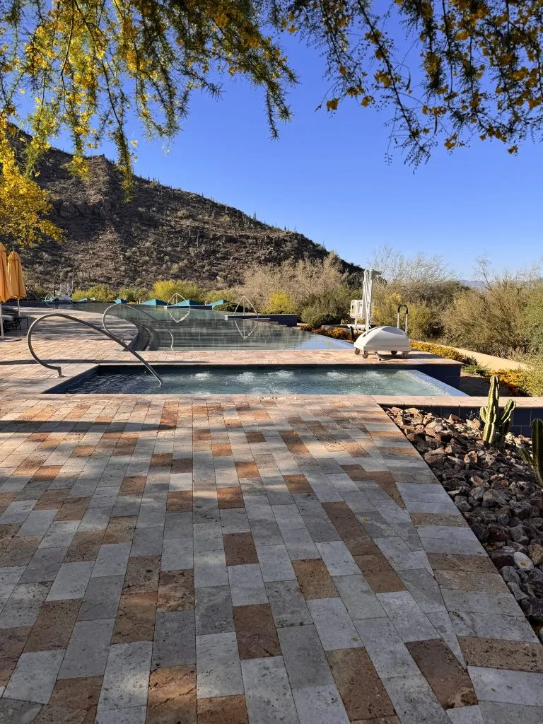 Pool area at The Ritz Carlton Dove Mountain Couple Getaway in Arizona